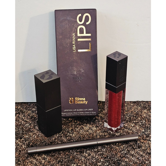 Rinna Beauty Lisa Rinna Lipstick The Kiki Lip Kit - Lip Gloss, Lipstick , Liner - Picture 1 of 3